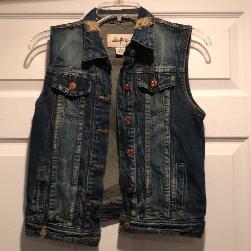 Daytrip denim vest.